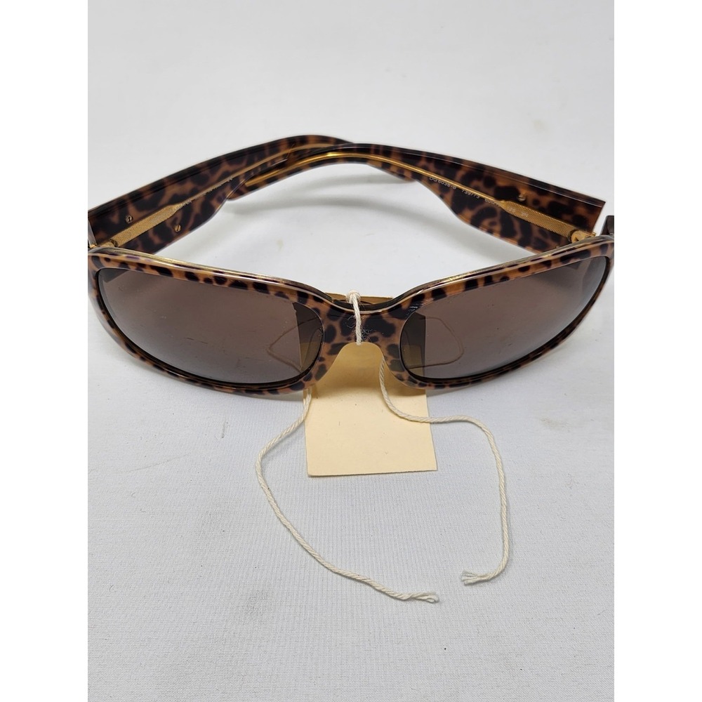 Dolce & Gabbana DG 6038-B 739/73 Leopard Print‎ Wrap Sunglasses NWT
